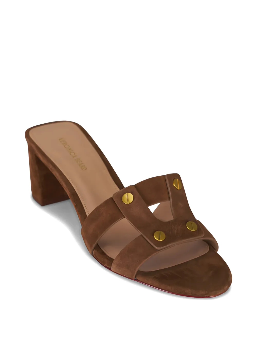 Veronica Beard Sandalen met studs Bruin