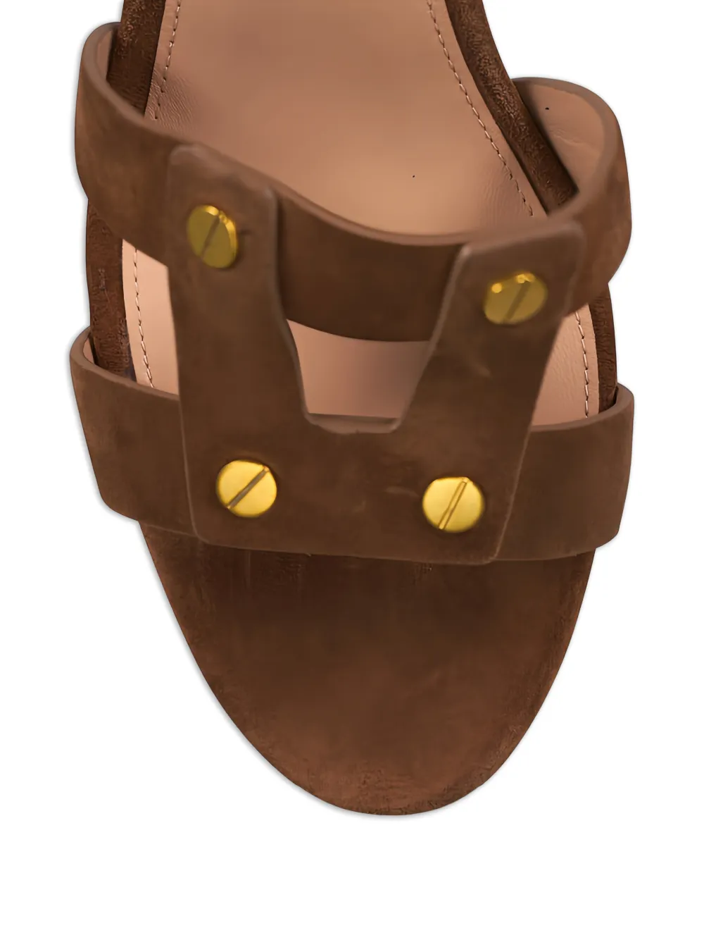 Veronica Beard Sandalen met studs Bruin