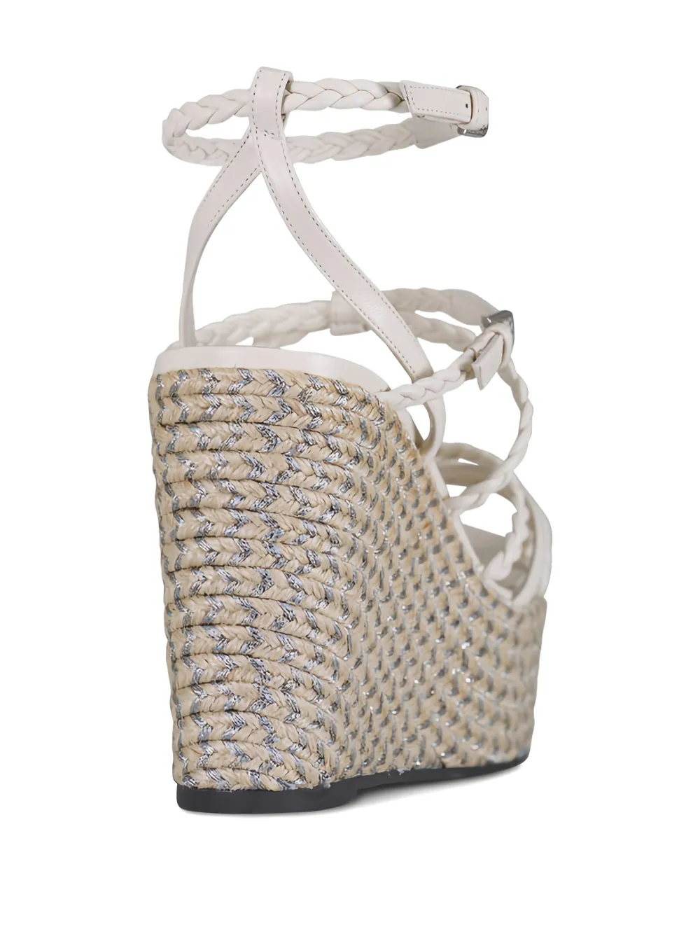 Jimmy Choo braided jute espadrilles Beige