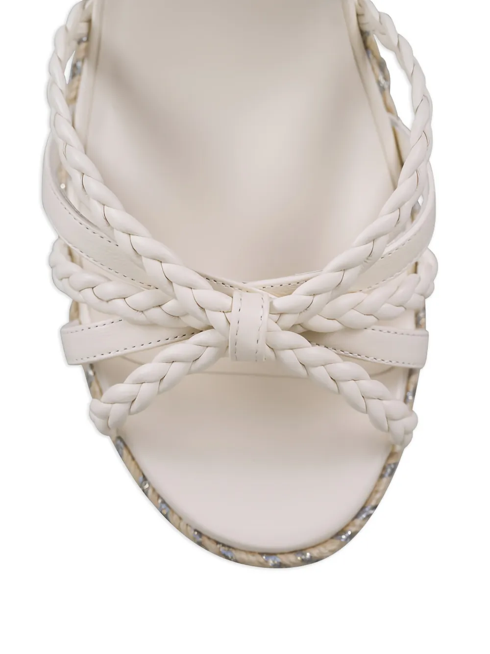Jimmy Choo braided jute espadrilles Beige