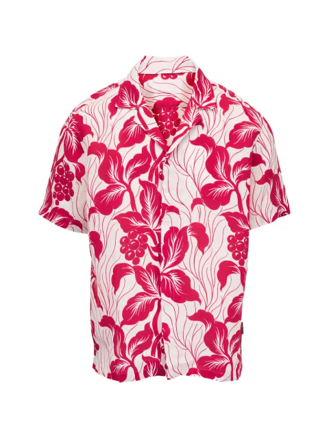 Orlebar Brown floral woven shirt