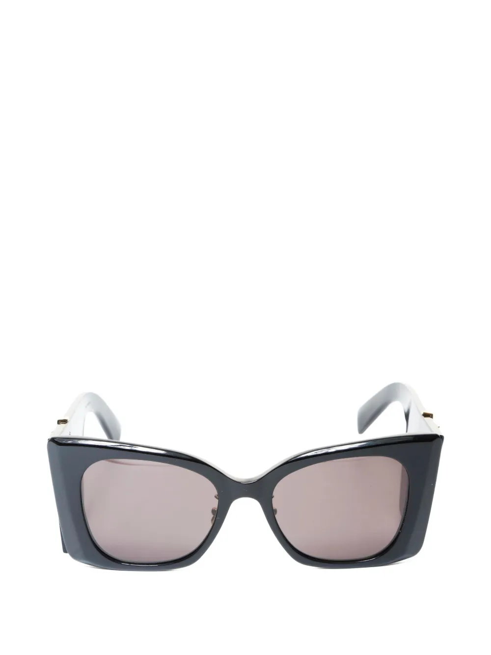 Saint Laurent Pre-Owned 2020-2025 geometric logo sunglasses - Nero