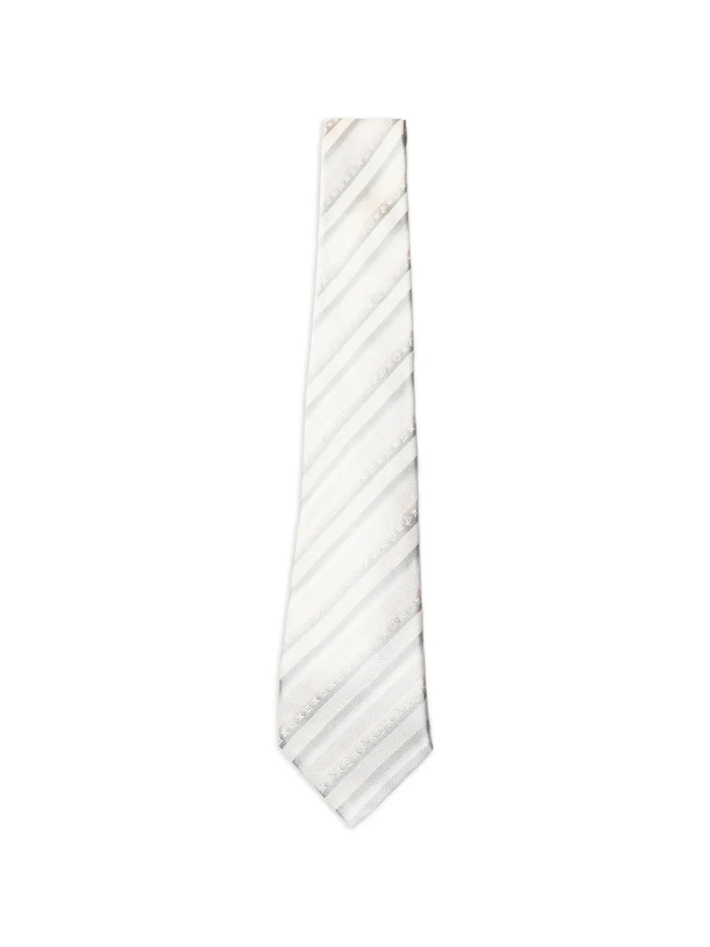 Louis Vuitton Pre-Owned 2000s monogram stripe tie - Toni neutri