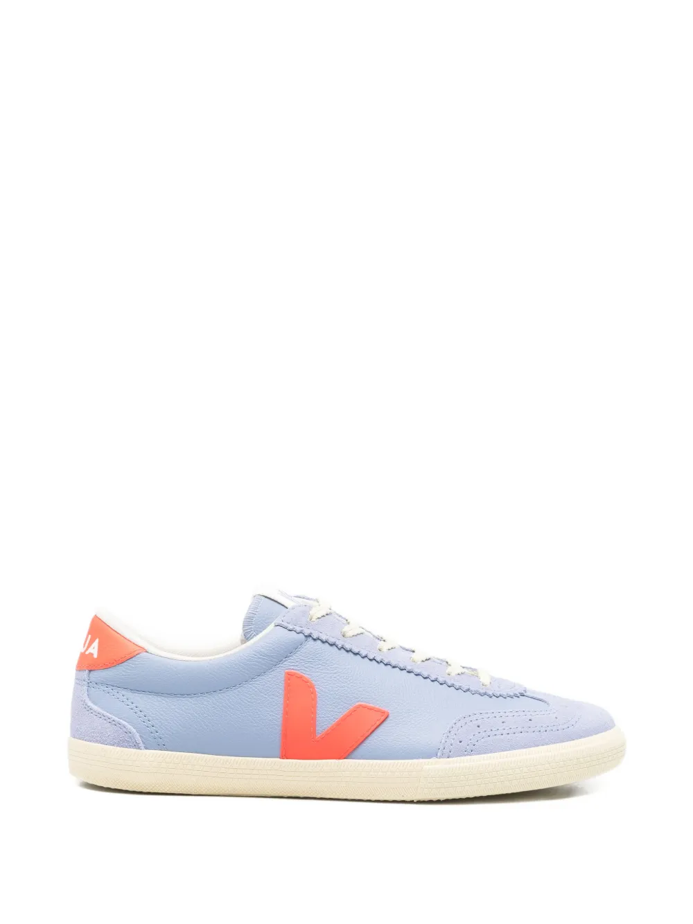 VEJA logo-appliqué lace-up sneakers - Blu