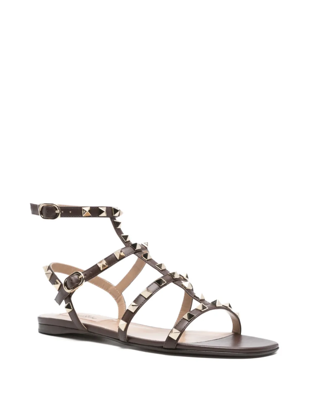 Valentino Garavani studded flat sandals Bruin