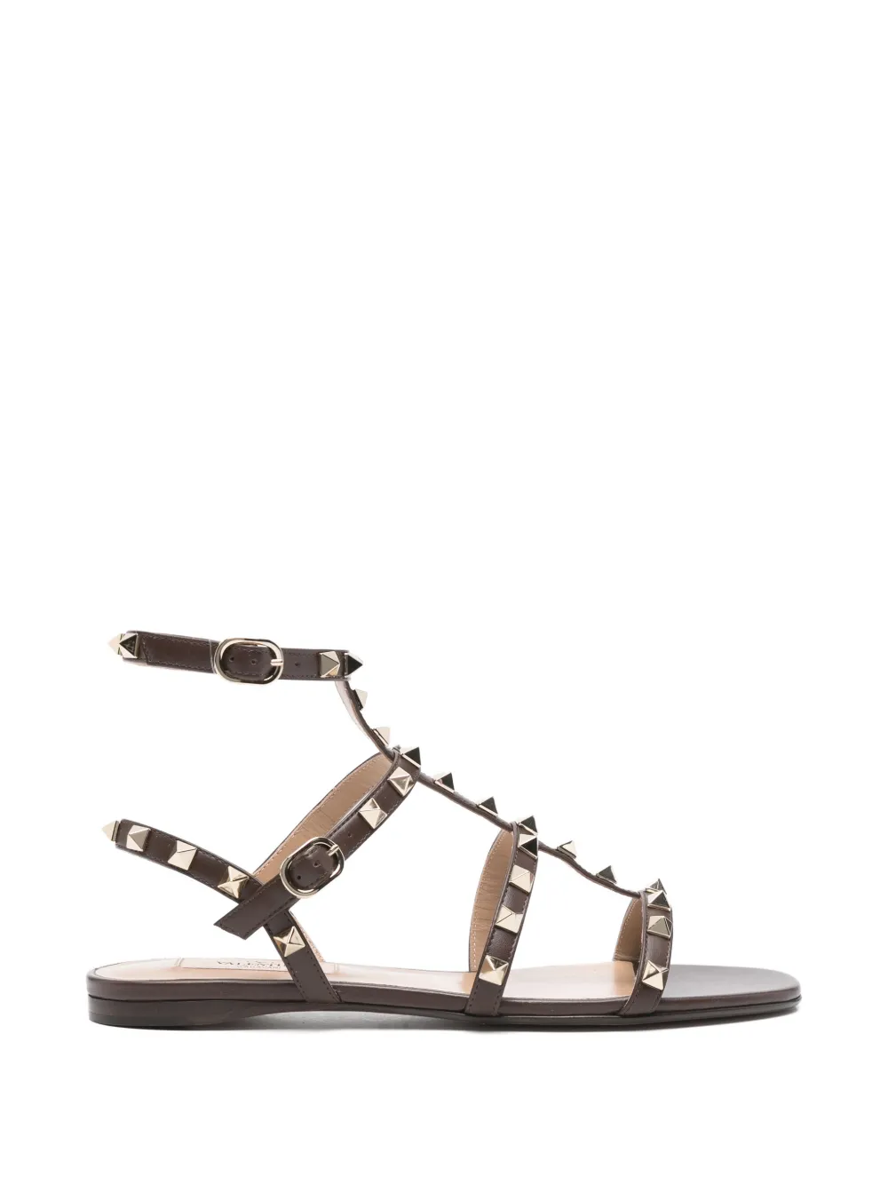 Valentino Garavani studded flat sandals Bruin