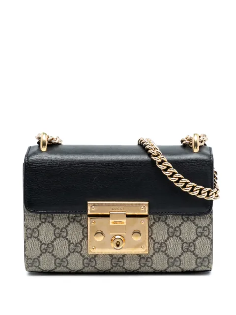 Gucci Pre-Owned 2016-2025 Small GG Supreme Padlock crossbody bag