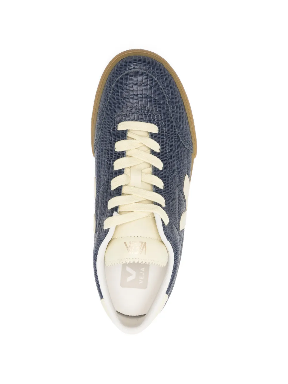 VEJA Panenka lizard-effect sneakers Blauw