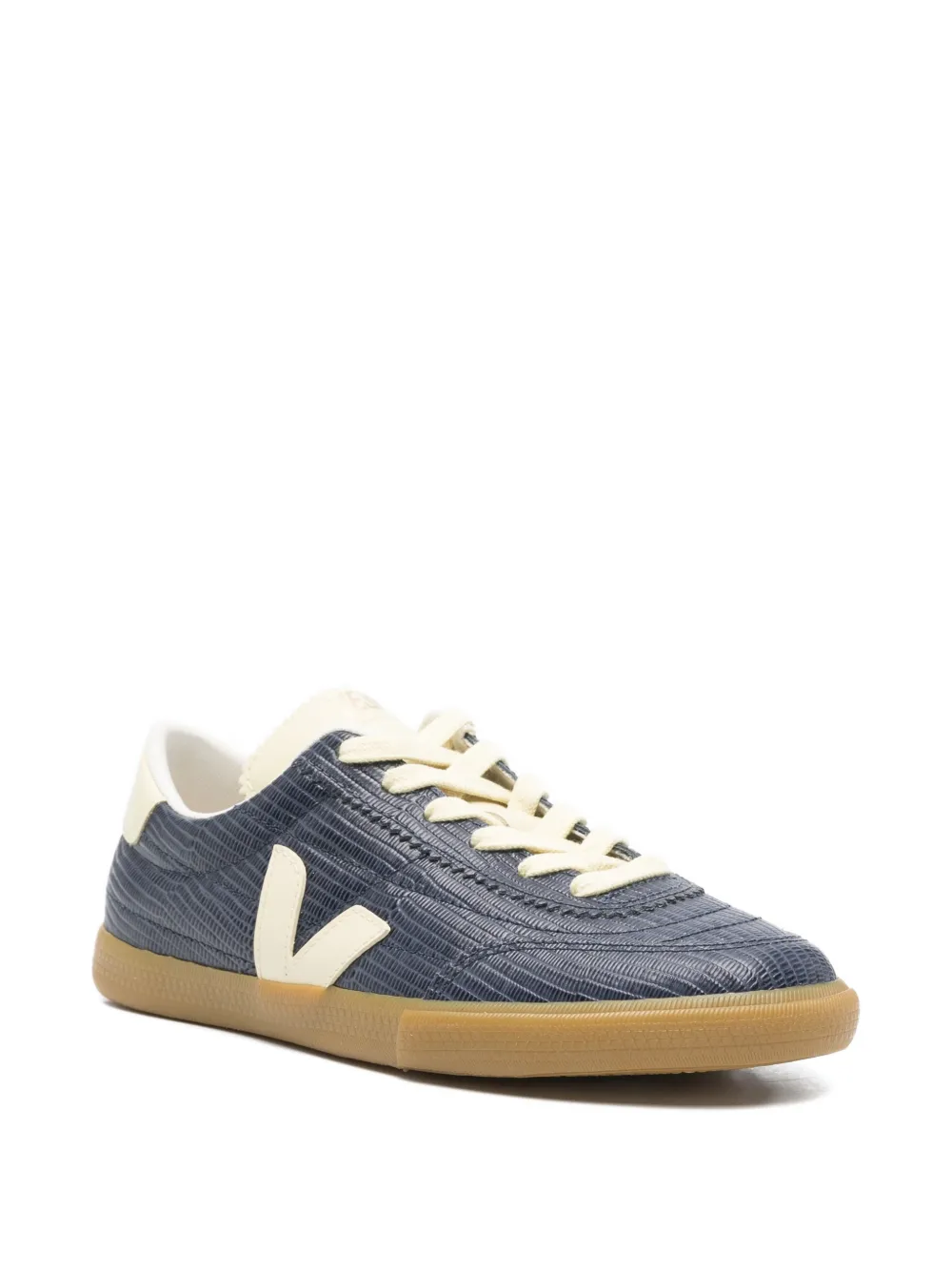 VEJA Panenka lizard-effect sneakers Blauw