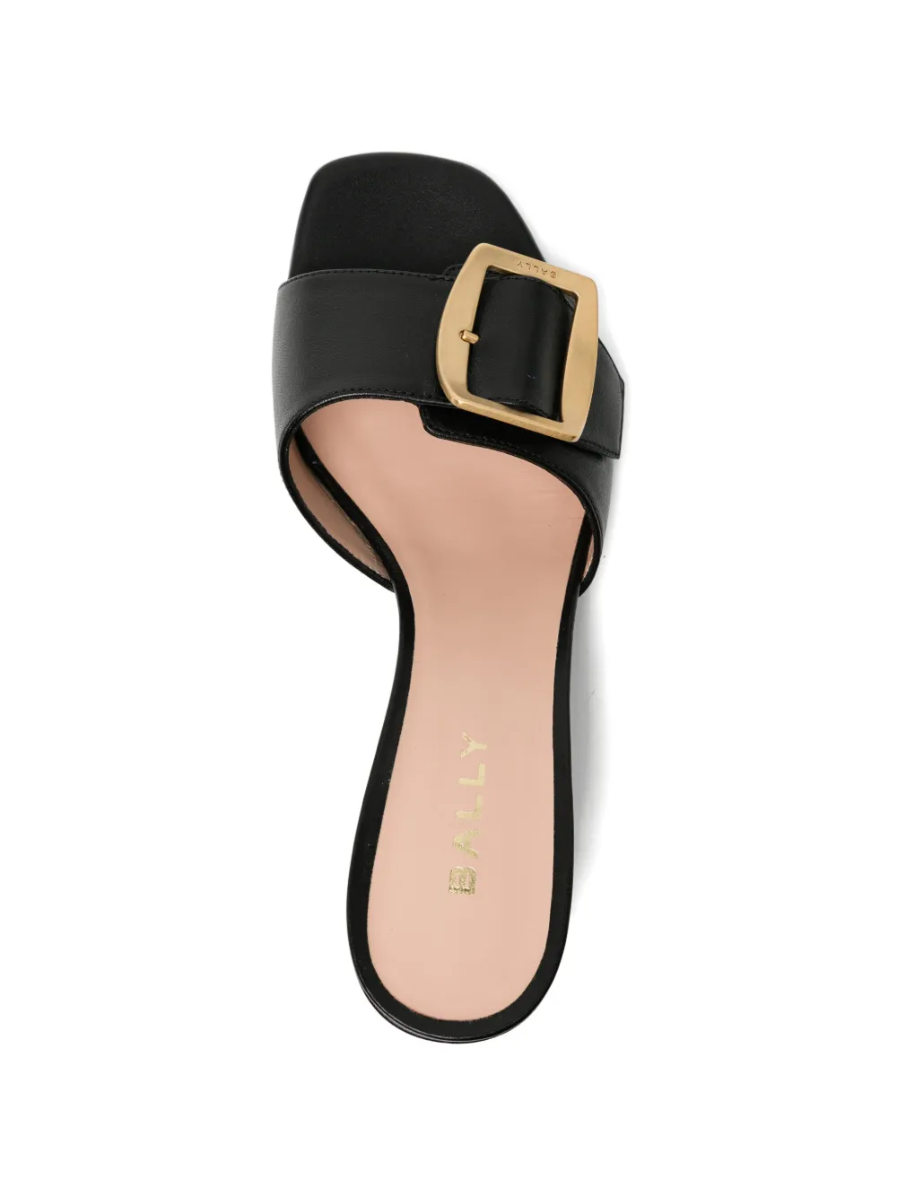 Bally 55 mm Boucle sandalen Zwart