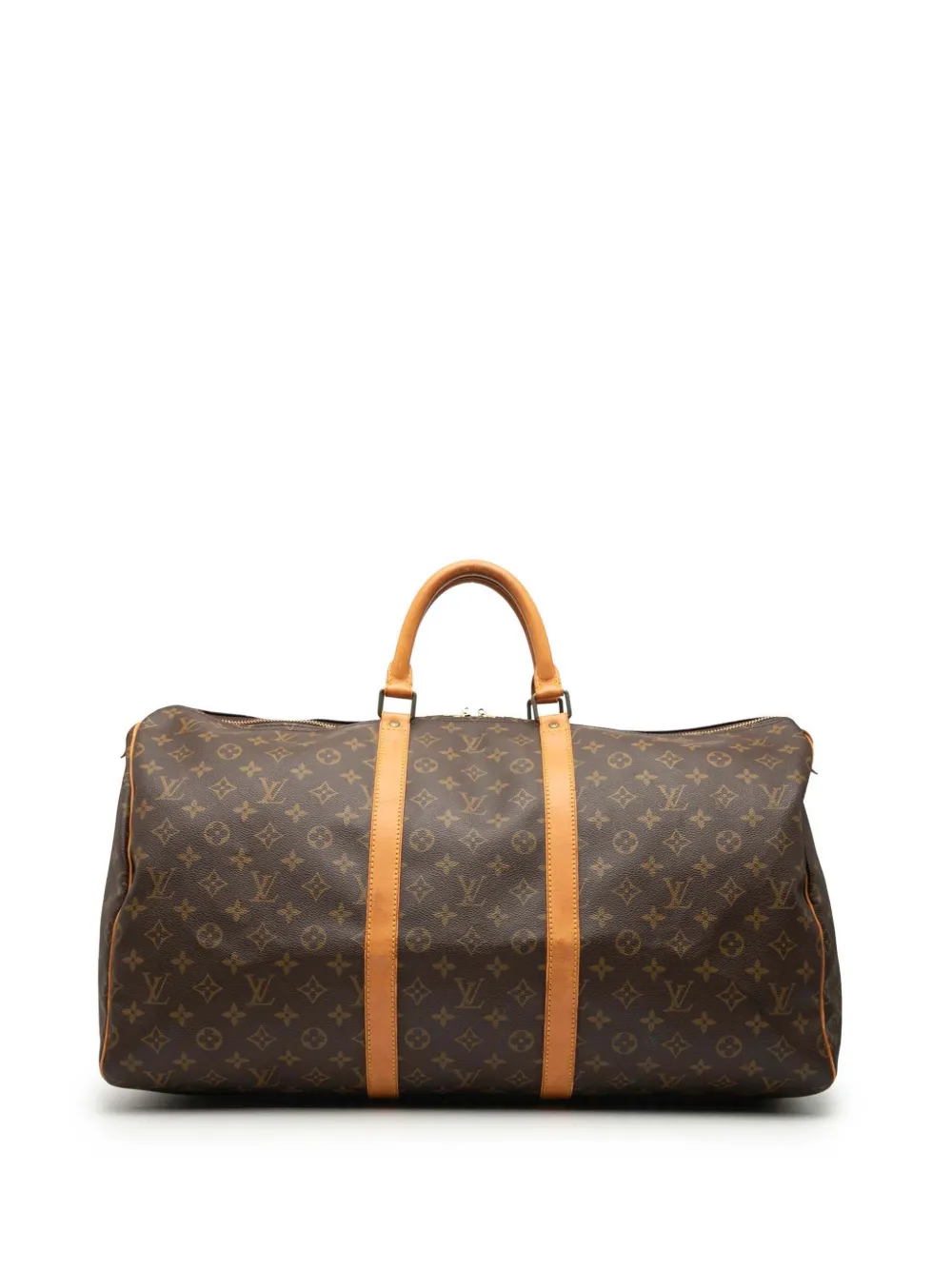 Louis Vuitton Pre-Owned 1981 Monogram Keepall 55 travel bag - Marrone