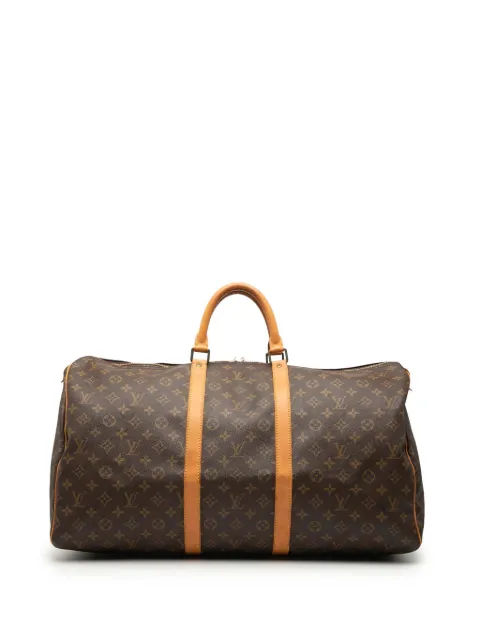 Louis Vuitton Pre-Owned 1981 Monogram Keepall 55 travel bag