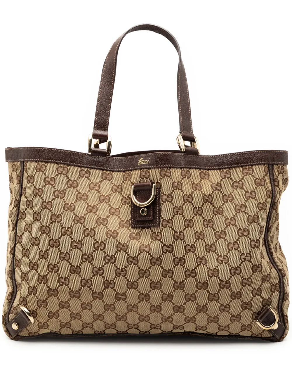 Gucci Pre-Owned 2000-2015 GG Canvas Abbey D Ring tote bag - Marrone