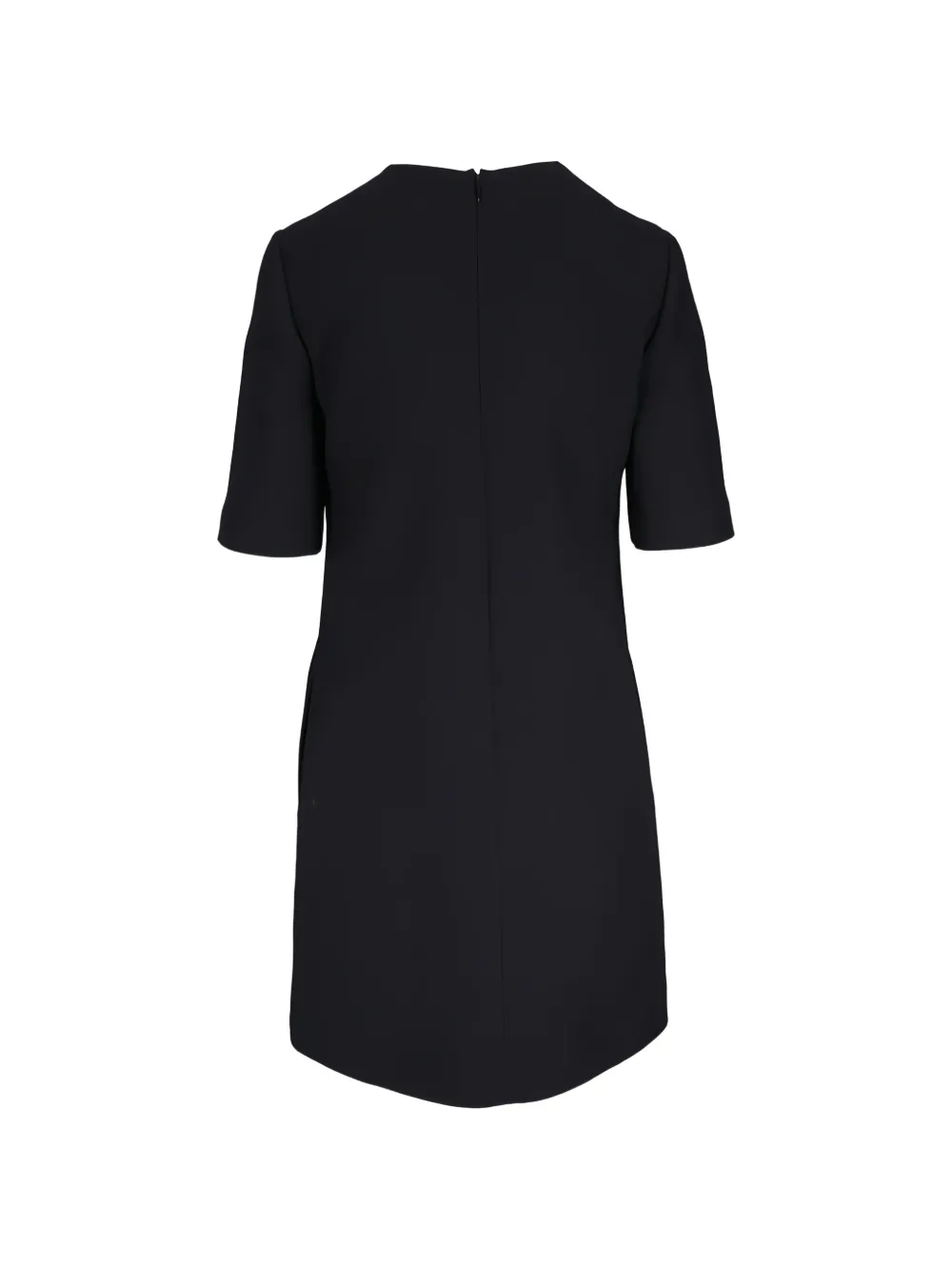 Valentino Garavani Crêpe mini-jurk met V-hals Zwart