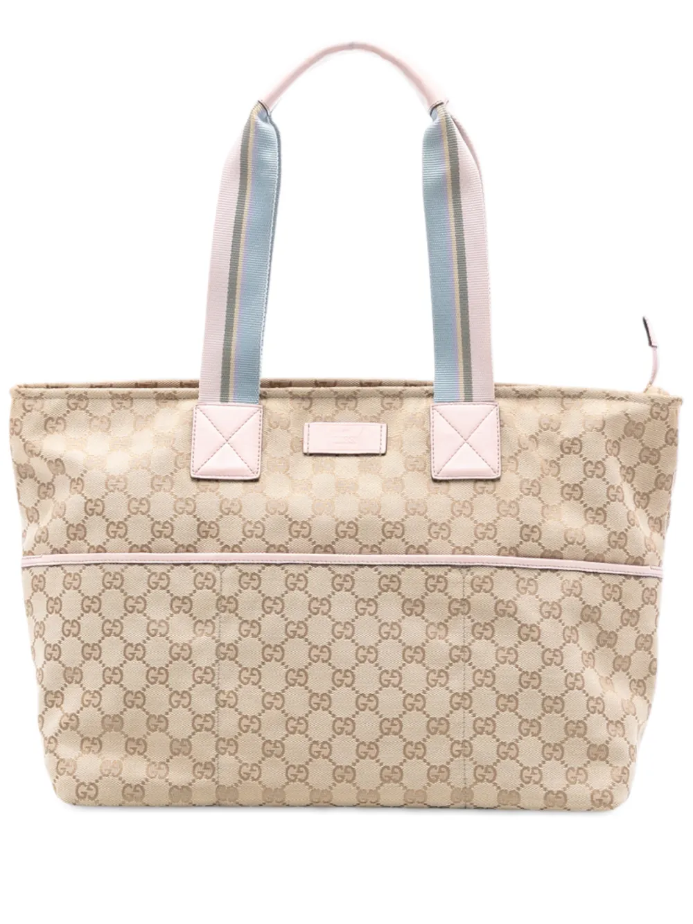 Gucci Pre-Owned 2016-2025 GG Canvas Web tote bag - Brown