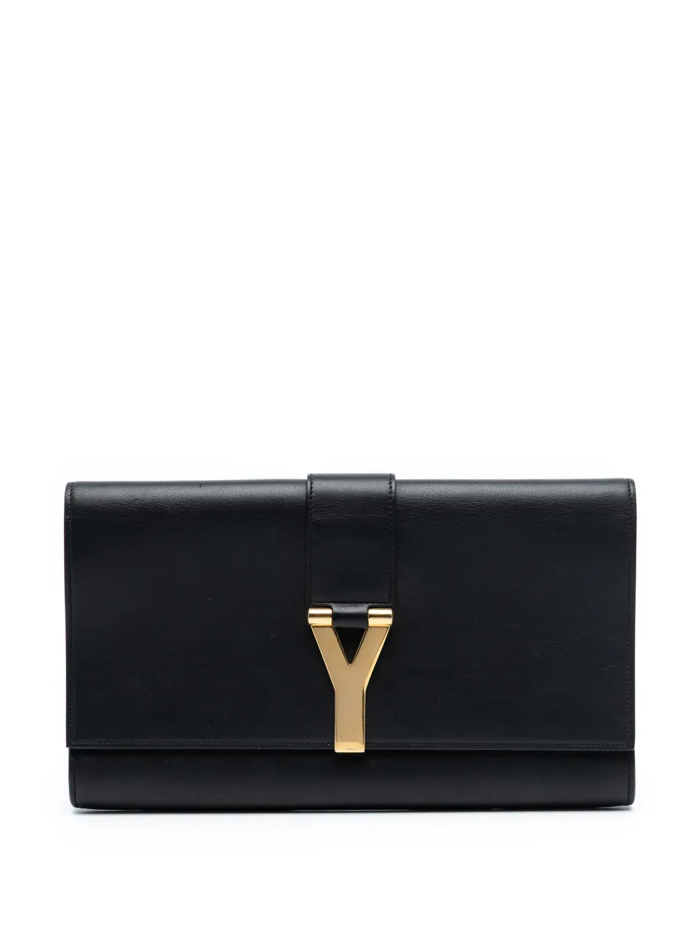 Saint Laurent Pre-Owned 2014 Leather Chyc Ligne clutch bag - Nero