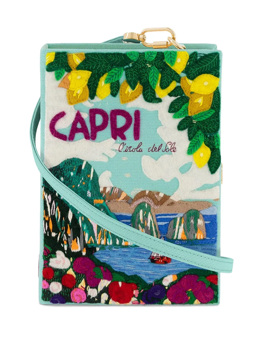 Olympia Le-Tan Clutch a libro Capri - Blu