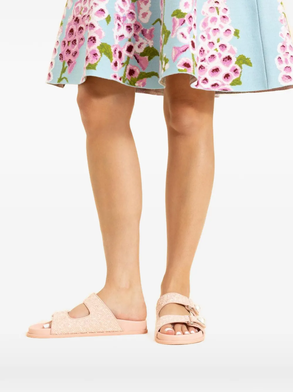 Jimmy Choo Fayence sandalen Roze