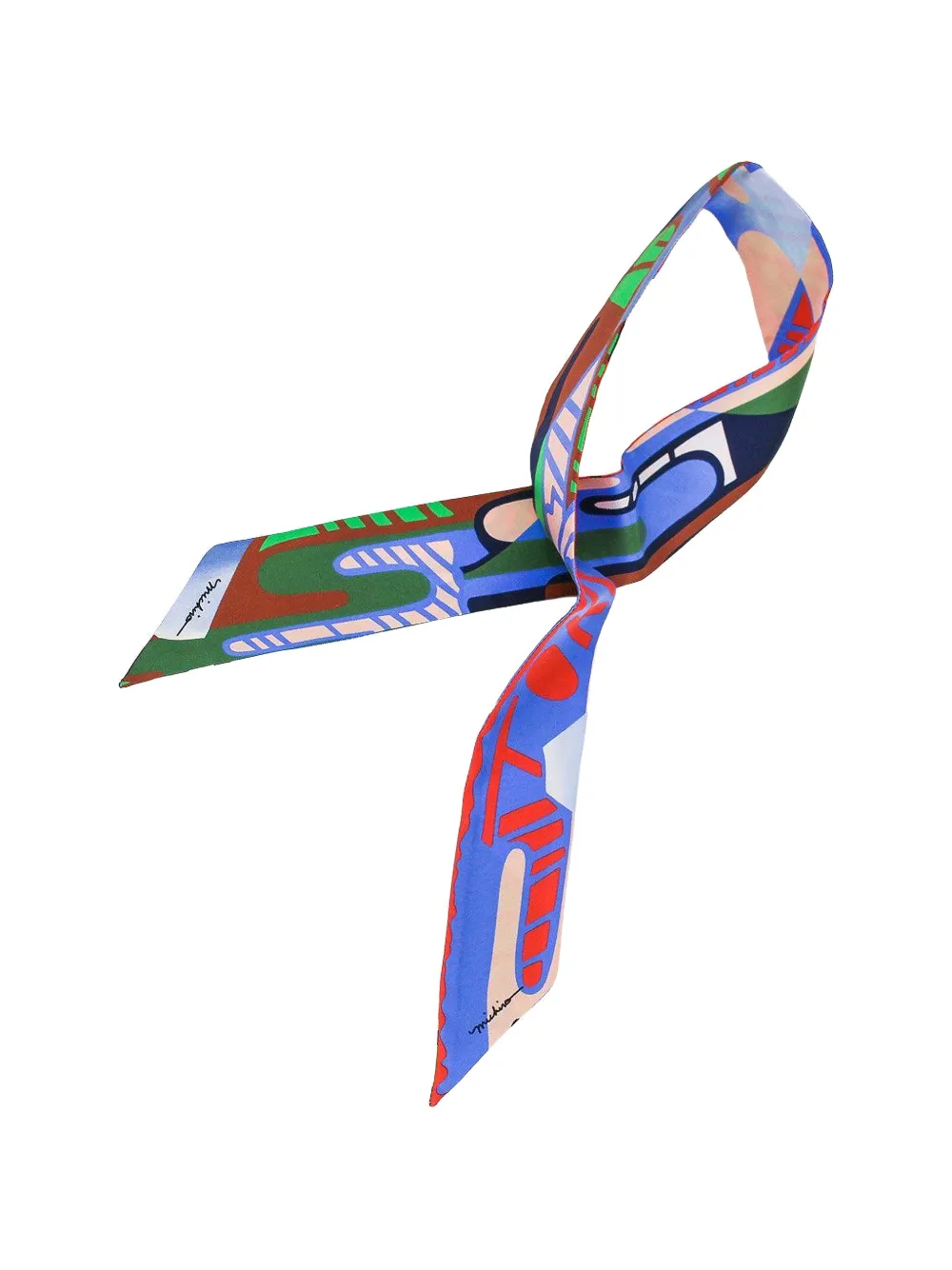 Michino Michi Tokyo Schal - Blau