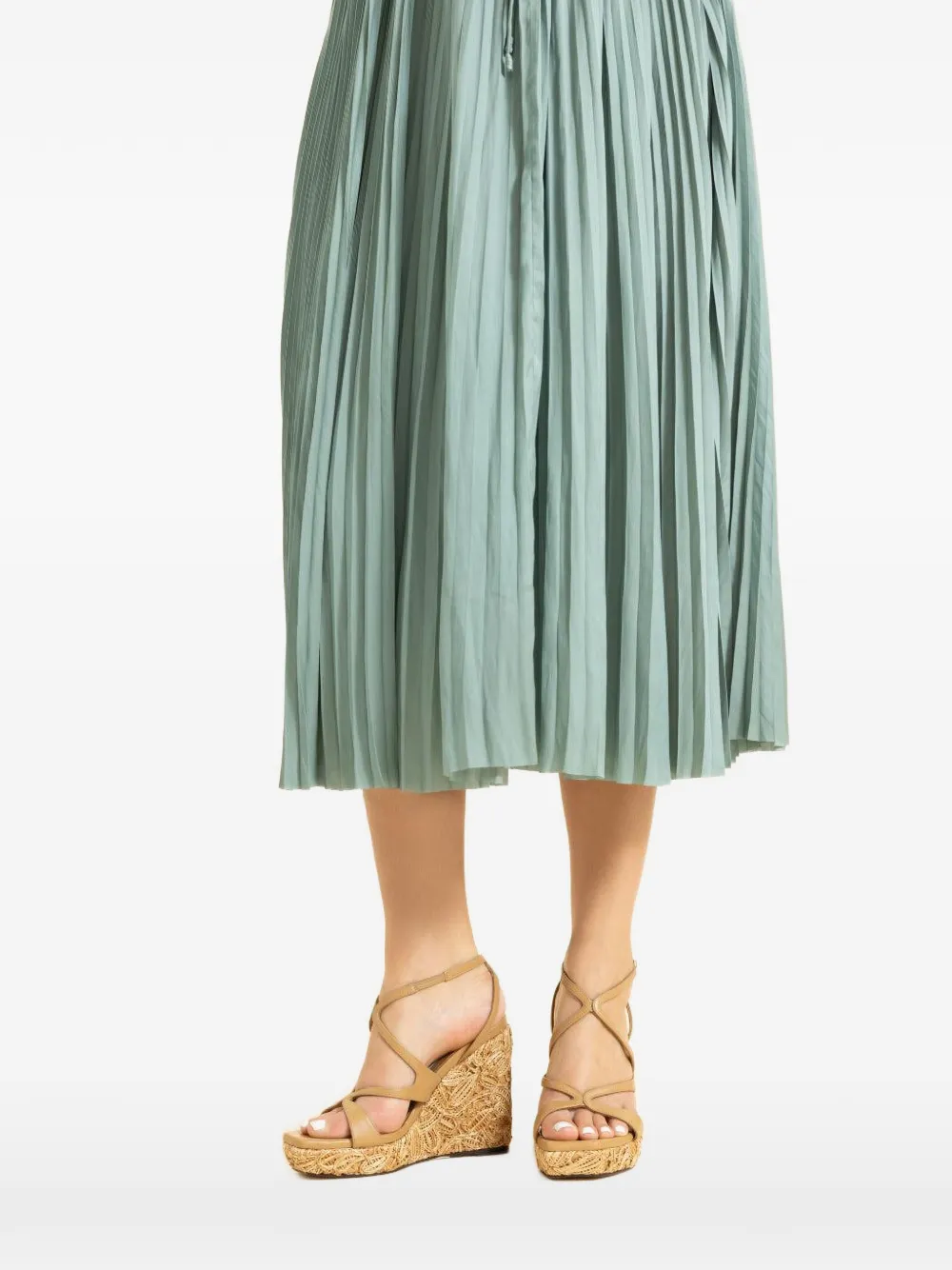 Jimmy Choo Ayla sandalen met sleehak Bruin