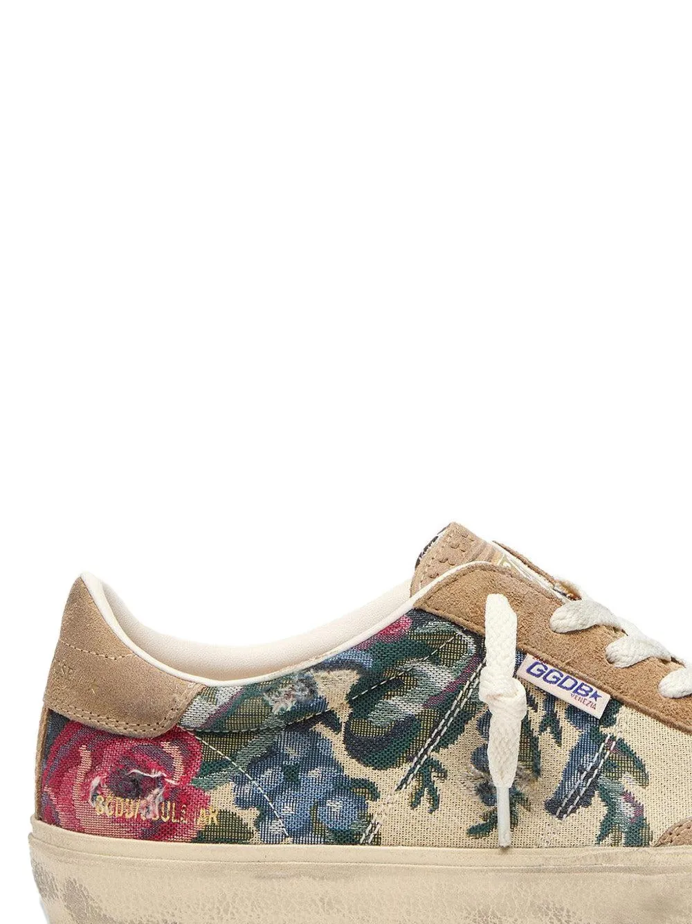 Golden Goose Soul-Star sneakers met bloemenprint Beige