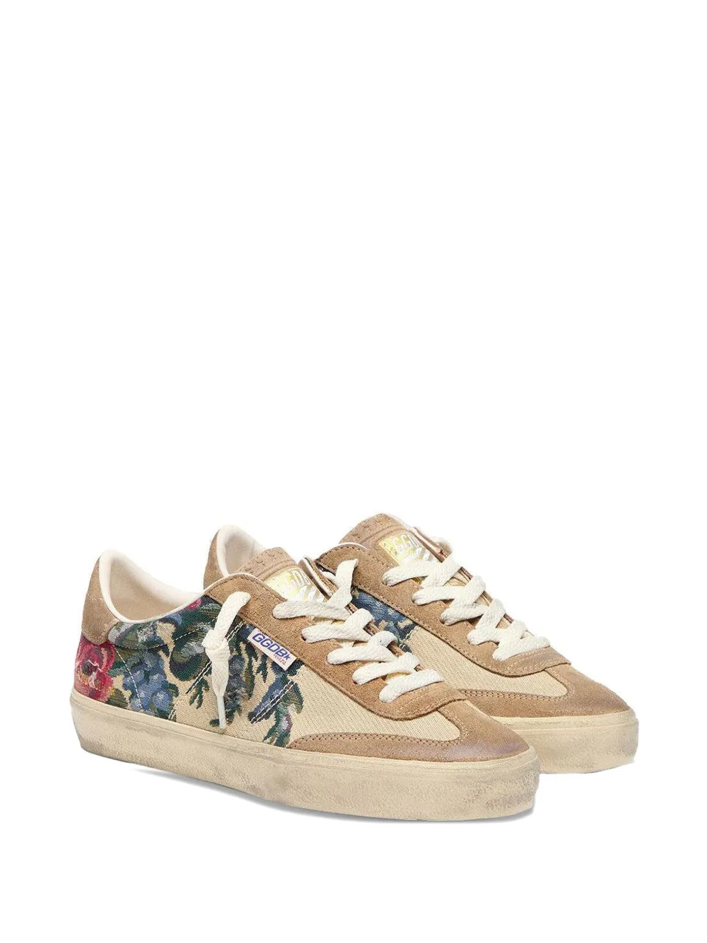 Golden Goose Soul-Star sneakers met bloemenprint Beige