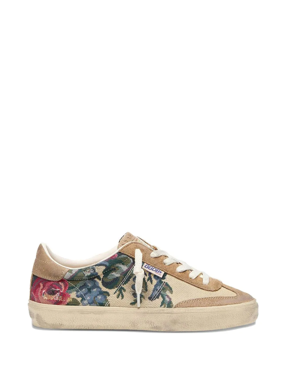 Golden Goose Soul-Star sneakers met bloemenprint Beige