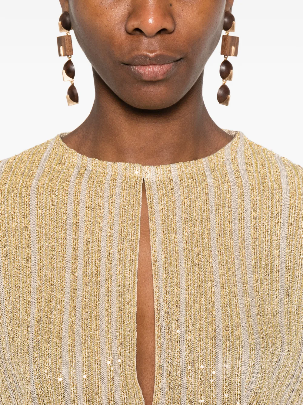 Missoni Gestreept shirt Goud