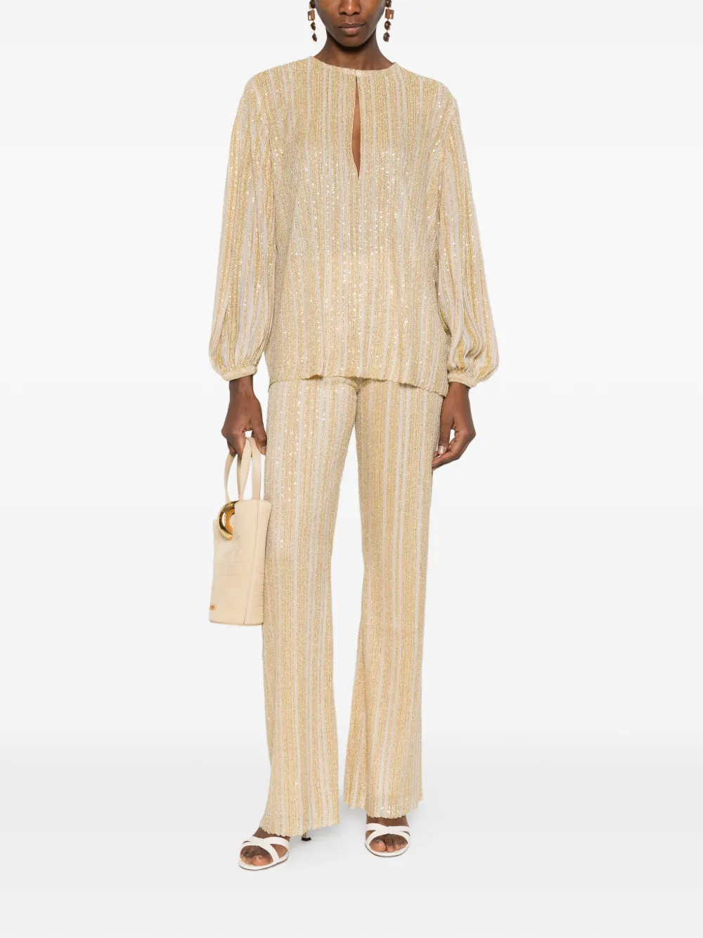  Missoni Striped Blouse - Gold 