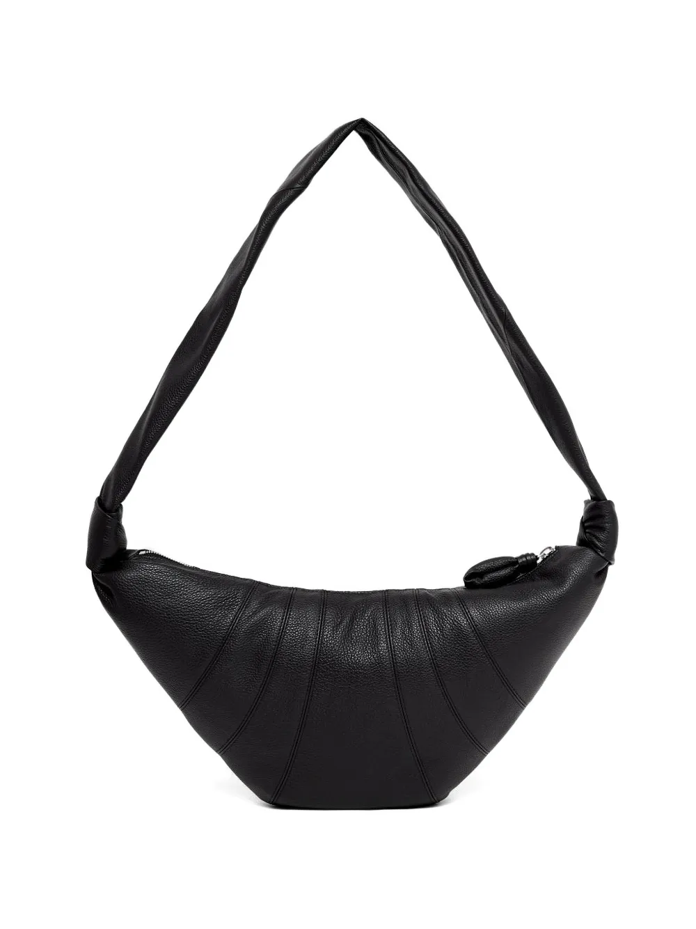 LEMAIRE medium Croissant leather shoulder bag - Nero