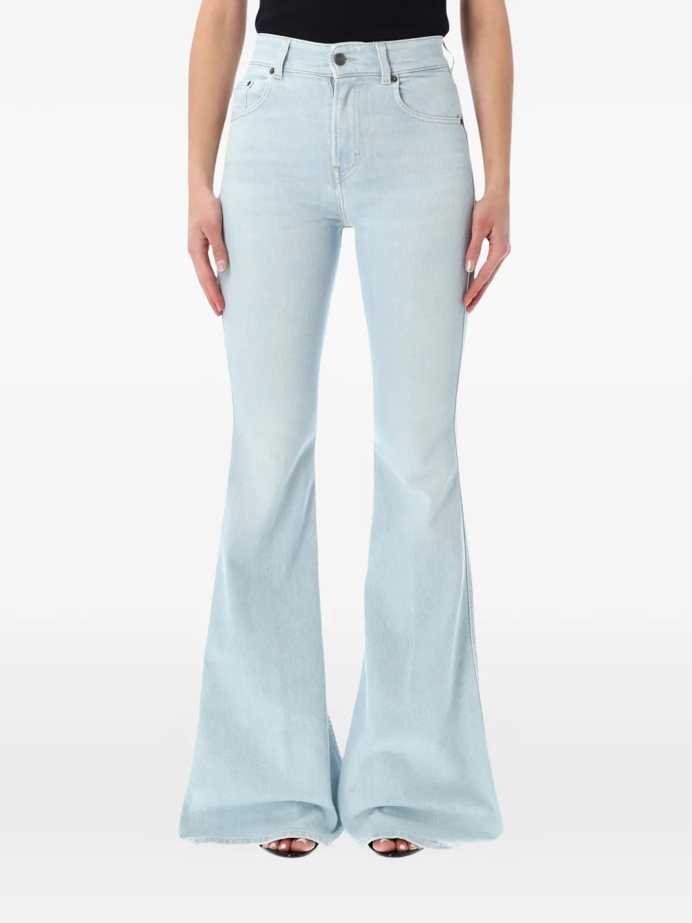 Haikure Farrah flared jeans - Blu