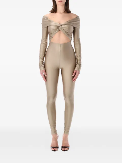 THE ANDAMANE off-shoulder cut-out jumpsuit