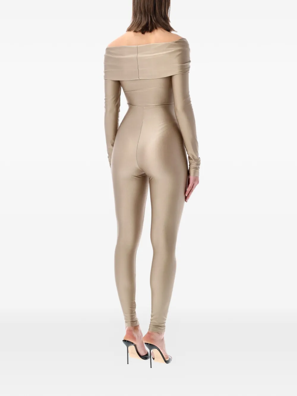 Off-Shoulder Cut-Out Jumpsuit