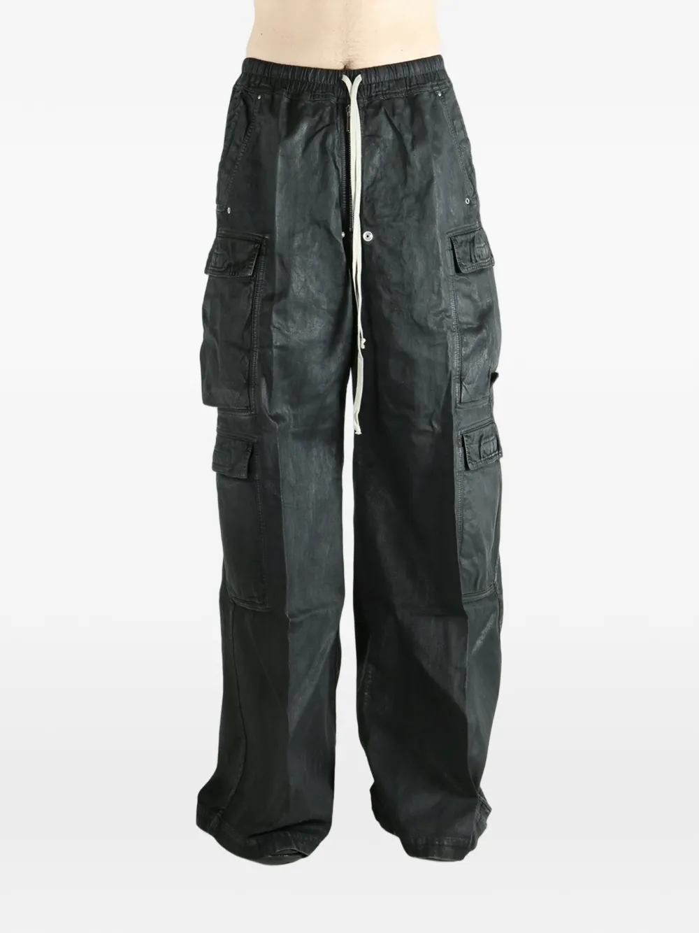 Rick Owens DRKSHDW Jumbo Double cargo broek met wijde pijpen Zwart