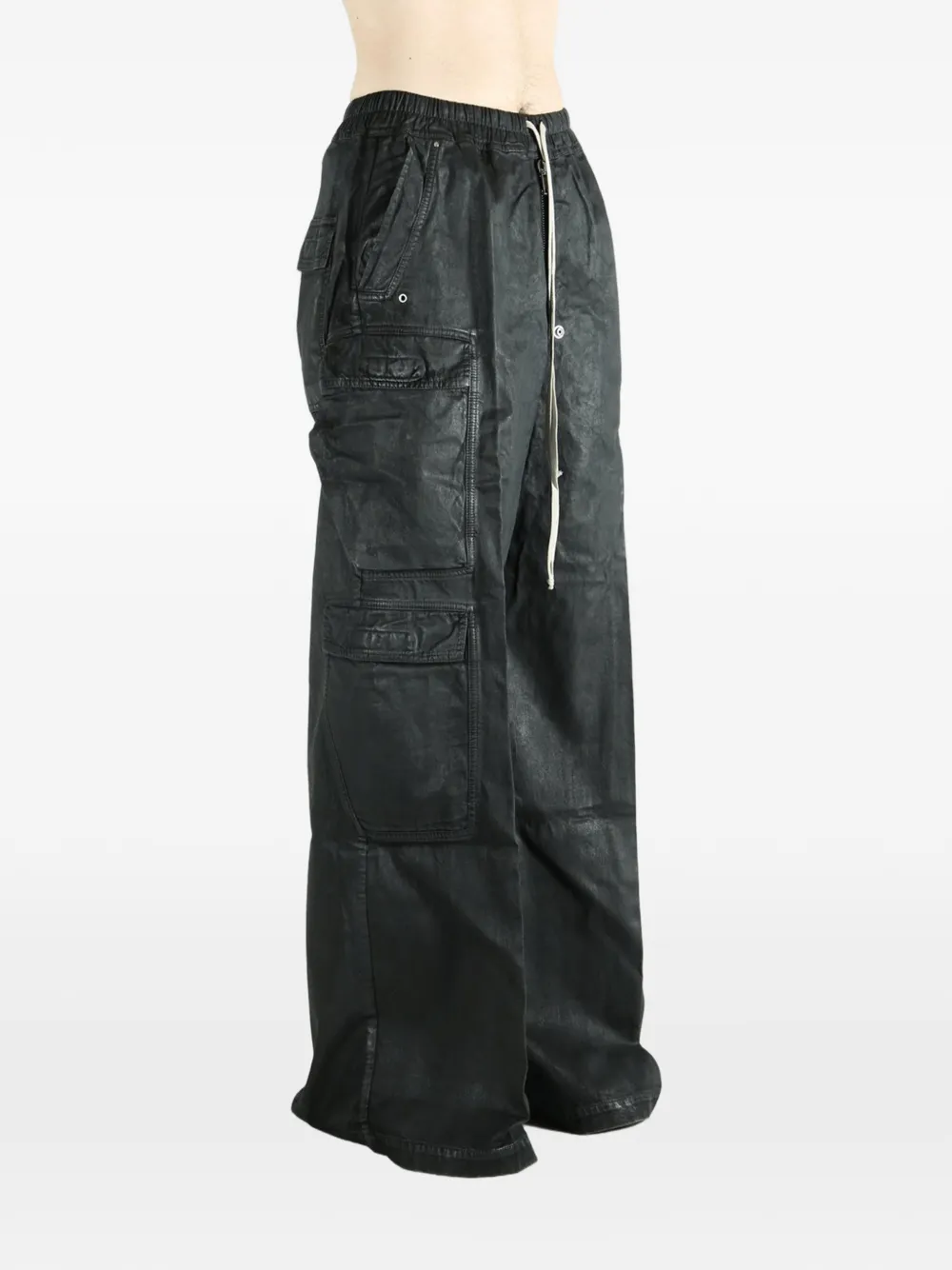 Rick Owens DRKSHDW Jumbo Double cargo broek met wijde pijpen Zwart