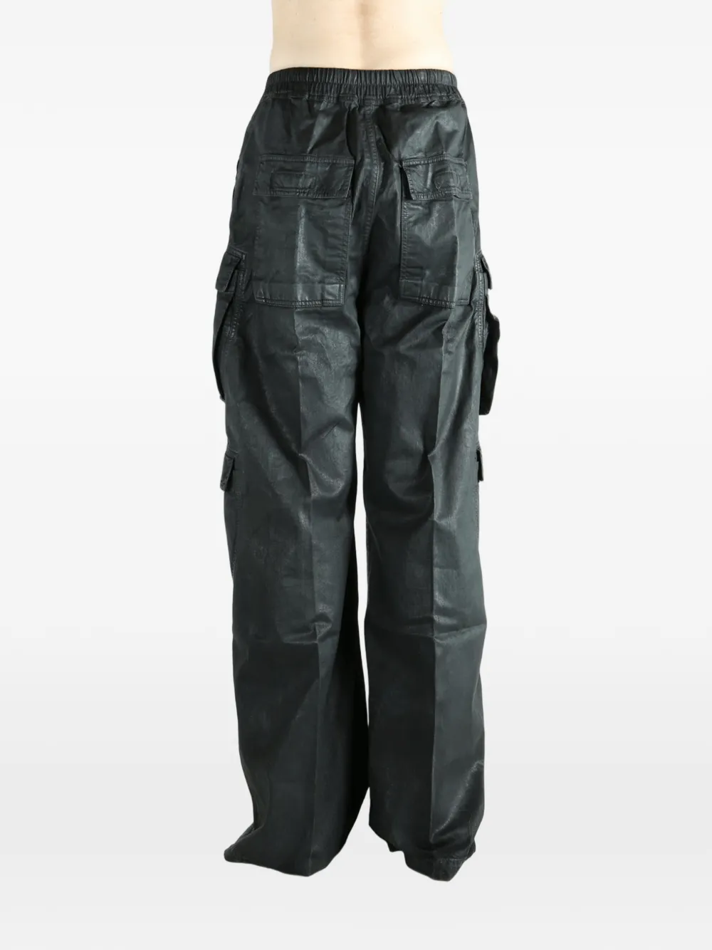 Rick Owens DRKSHDW Jumbo Double cargo broek met wijde pijpen Zwart