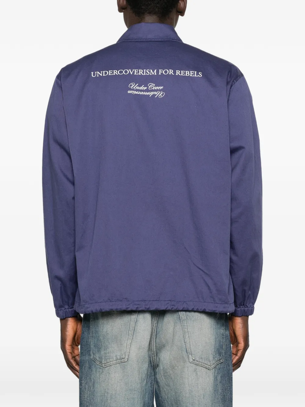 Undercover Shirtjack met trekkoord Blauw