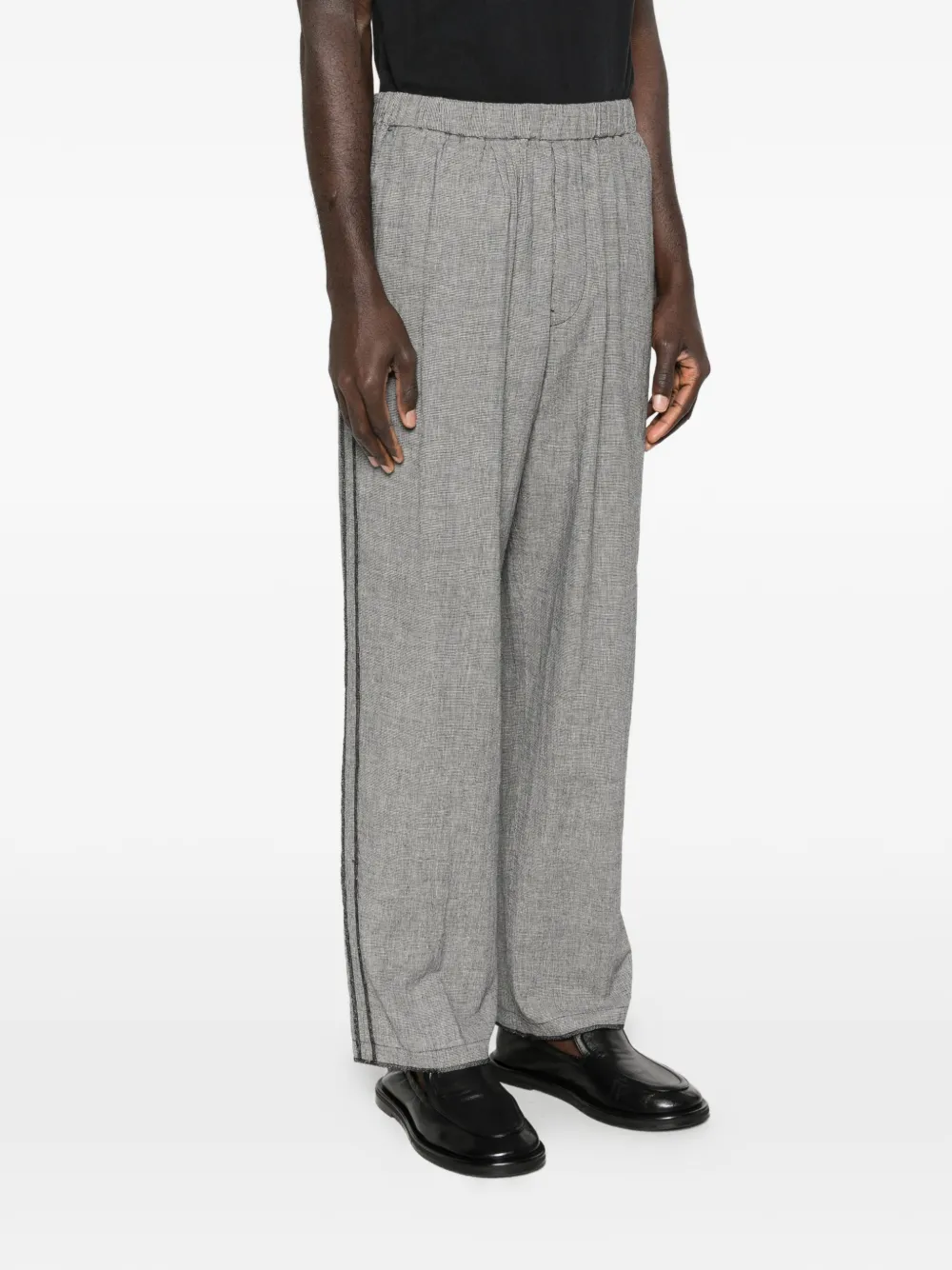  Undercover Patterned Trousers - Black 