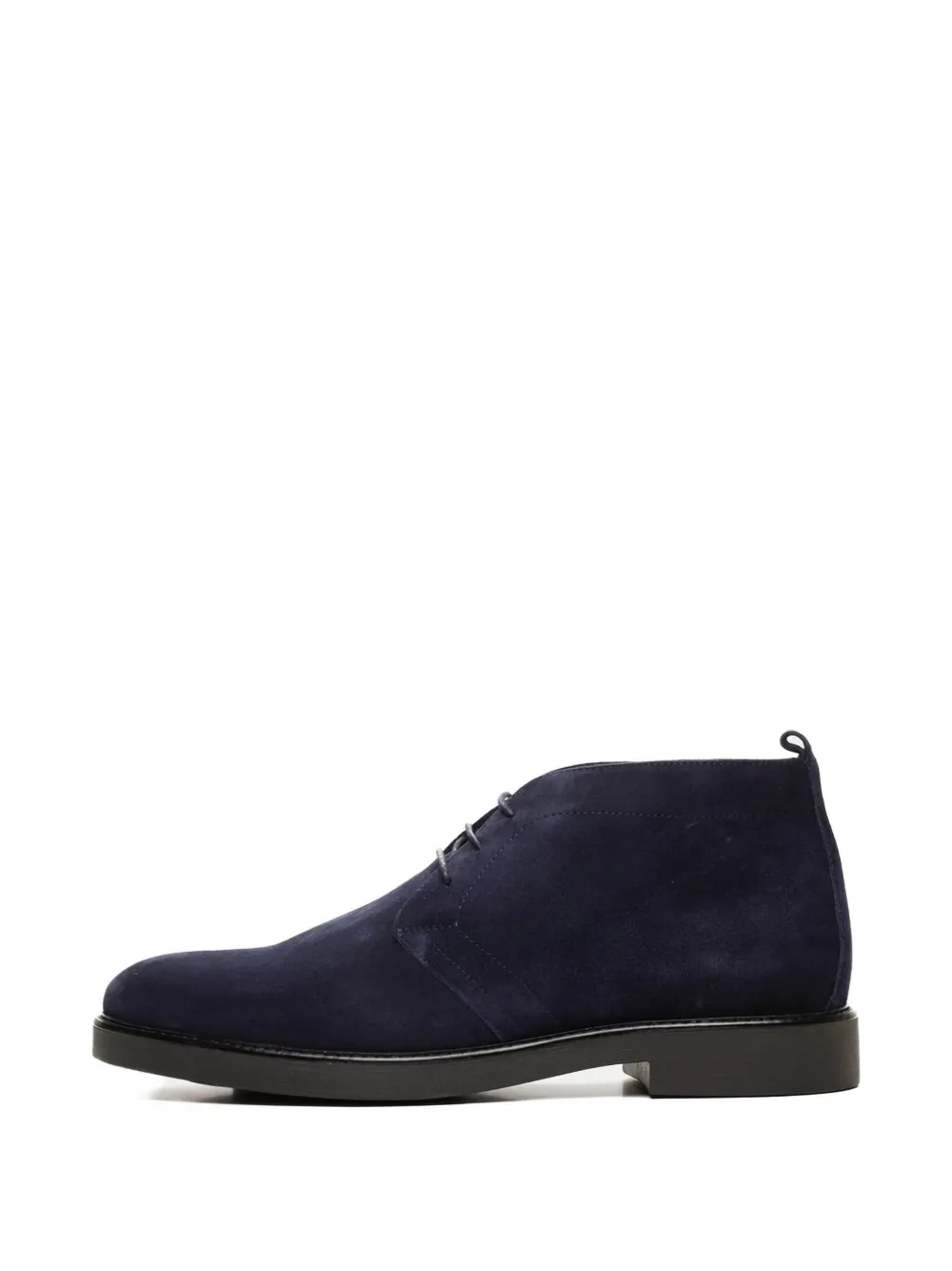 Poche Paris Mocassini in pelle scamosciata con lacci - Blu