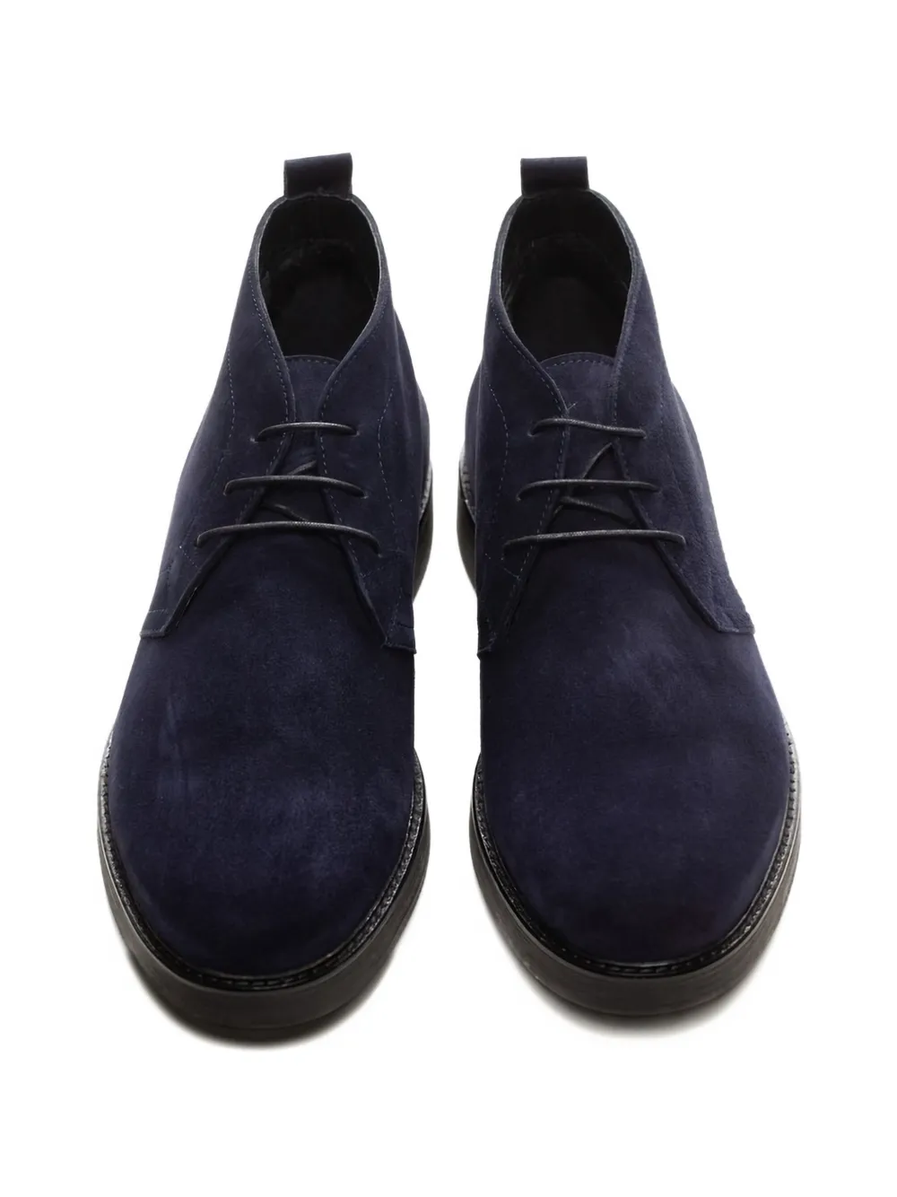 Poche Paris Suède loafers met veters Blauw