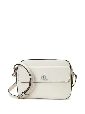 Lauren Ralph Lauren ロゴプレート ショルダーバッグ | ホワイト