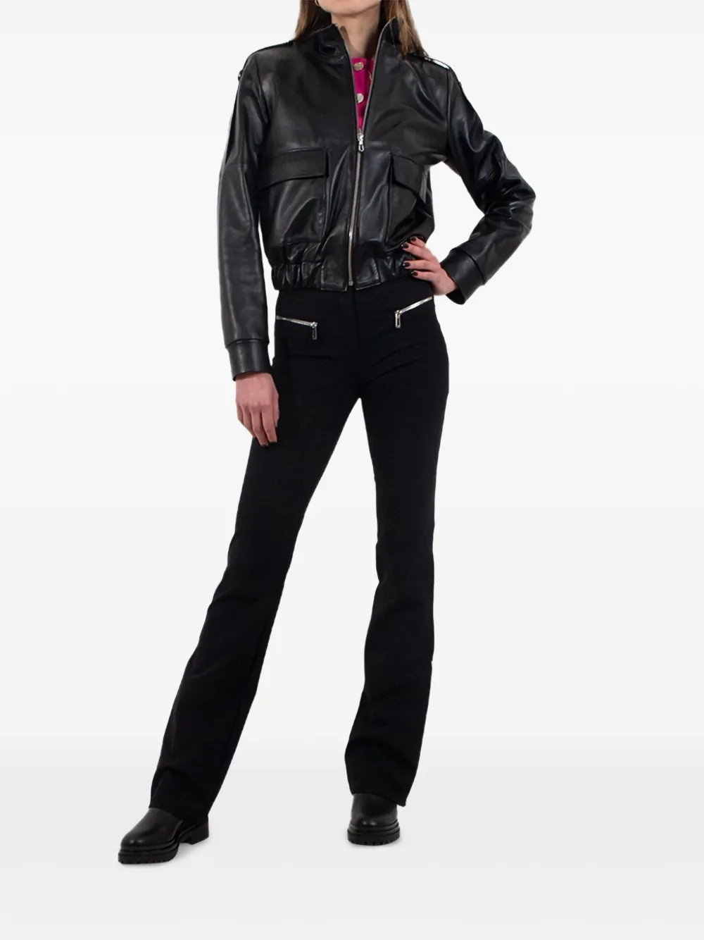 Poche Paris Giacca con zip - Nero