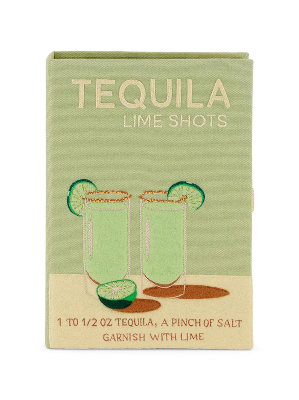 Olympia Le-Tan Clutch a libro Tequila - Verde