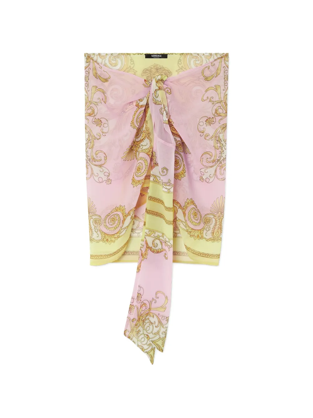 Versace printed foulard skirt - Rosa