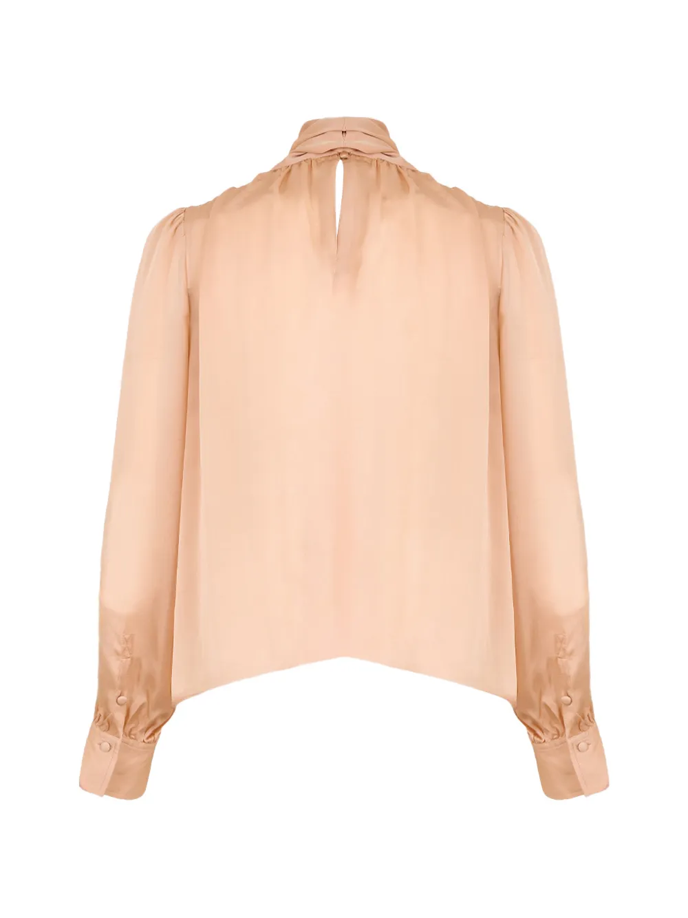  Ulla Johnson Ornament Tie-neck Blouse - Neutrals 