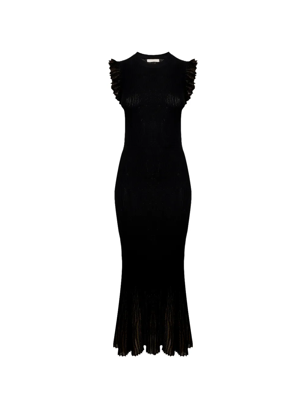 Ulla Johnson Noelle ruffled midi dress - Black