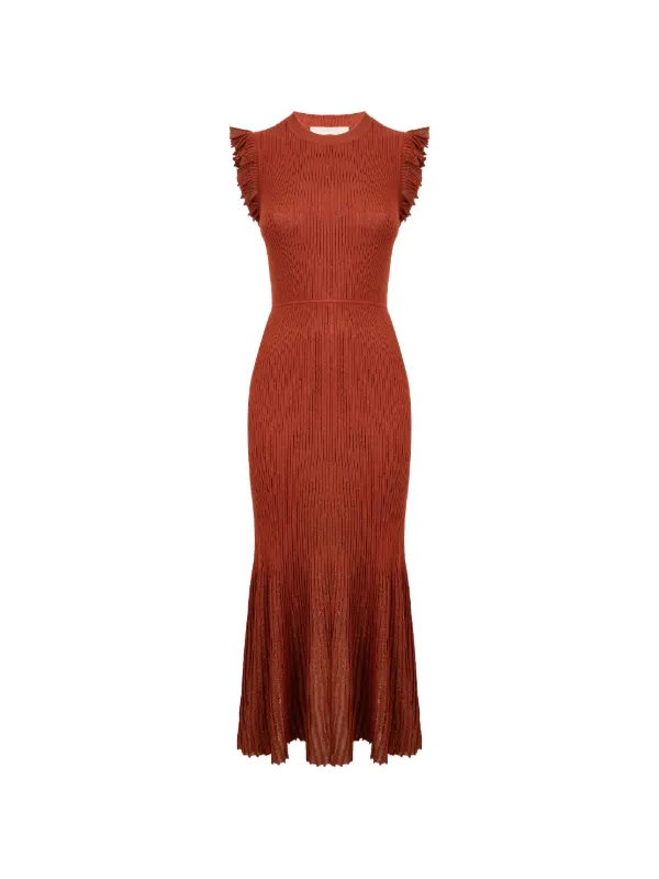 strapless open back dress Ulla Johnson Azaria Dress in Agate