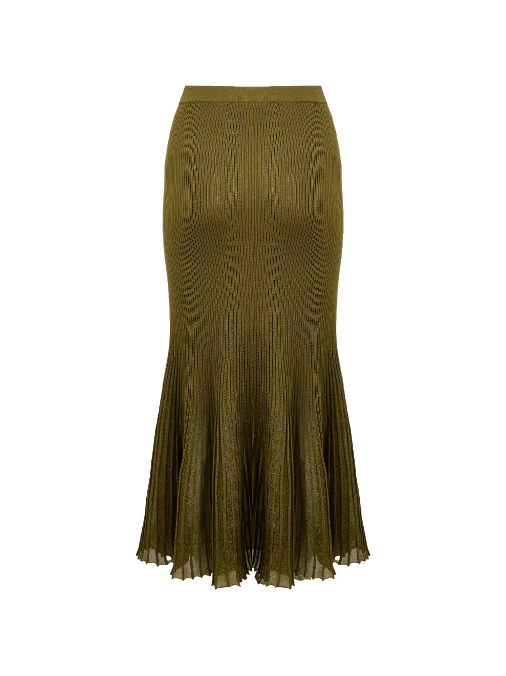 Ulla Johnson Vera gebreide midi-rok Groen