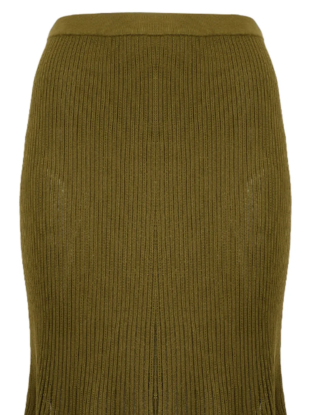 Ulla Johnson Vera gebreide midi-rok Groen