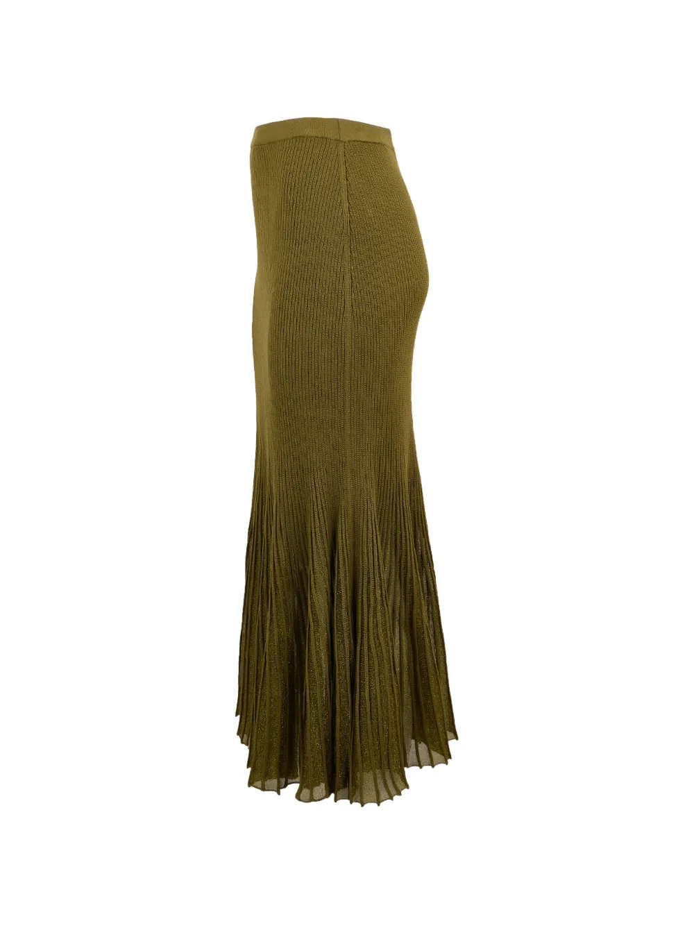 Ulla Johnson Vera gebreide midi-rok Groen